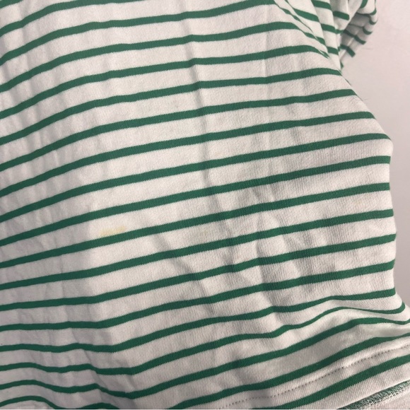 LAUREN RALPH LAUREN Women's Striped French Terry Sweatshirt Top TEDO size large - Picture 3 of 6